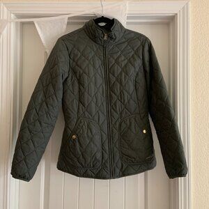 Green Puffer Coat